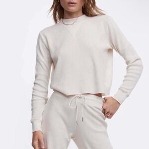 MATE The Label Organic Cotton Waffle Long Sleeve Size Small